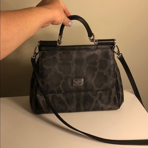 Dolce Gabbana Sicily Bag Medium Leopard